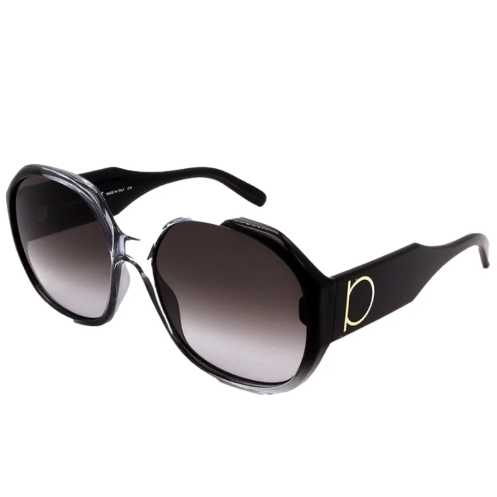 Salvatore Ferragamo SF943S 60mm Sunglasses Black - Picture 1 of 15